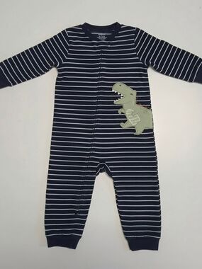 Carter's Dinosaur Fleece Footie Pajamas